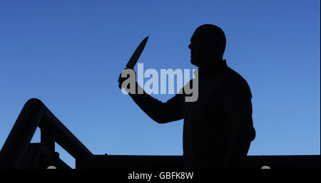 Coltello schema della criminalità ha annunciato Foto Stock