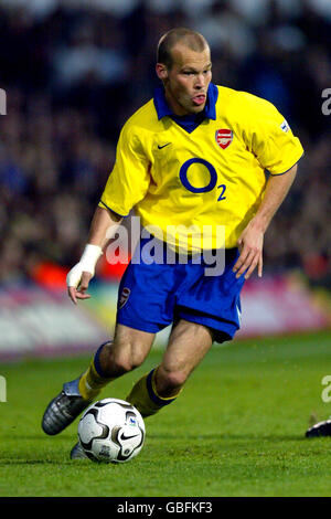 Calcio - fa Barclaycard Premiership - Portsmouth v Arsenal. Fredrik Ljungberg, Arsenal Foto Stock