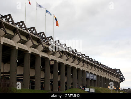 Rugby Union - RBS 6 Nations Championship 2009 - Scozia contro Italia - Murrayfield. Una visione generale di Murrayfield prima del gioco Foto Stock