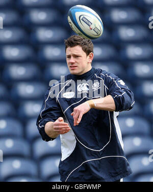 Rugby Union - Scozia Captian's Run - Murrayfield Foto Stock