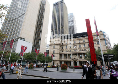 Travel Stock - Australia - Febbraio 2009. Vista generale della dogana su Alfred Street vicino al Circular Quay a Sydney, Australia Foto Stock