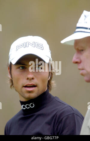 Golf - Damovo British Masters - Marriott Forest of Arden - primo turno. Steven Jeppesen, Svezia Foto Stock