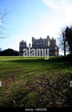 Sala Wollaton. Una vista generale di Wollaton Hall a Nottingham. Foto Stock