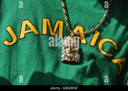 Calcio - International friendly - Giamaica / Nigeria. Fan della Giamaica Foto Stock