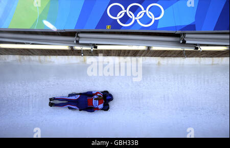 Bob - Servizi combinati di Bob e Skeleton servizi Inter campionati - Cesana - Torino Foto Stock