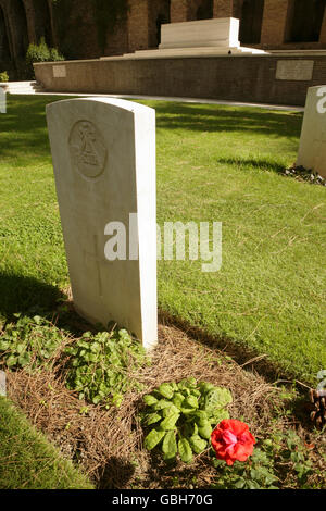 Commonwealth Guerra Mondiale 2 cimitero, Roma, Italia. Foto Stock