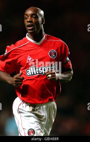 Calcio - fa Barclaycard Premiership - Charlton Athletic v Sunderland. Richard Rufus, Charlton Athletic Foto Stock