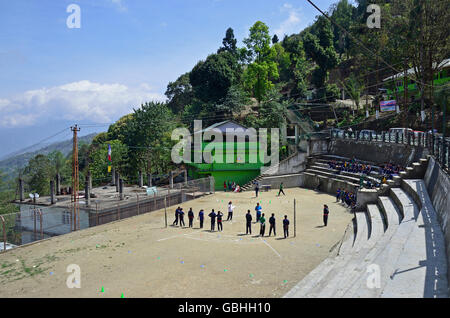 Panorama da Kaluk, West Sikkim, India Foto Stock