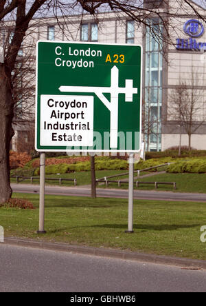 Immagine generica della Airport House a Croydon, Surrey, che era il Croydon Aerodromo e il primo aeroporto internazionale di Londra quando ha aperto nel 1928. Foto Stock