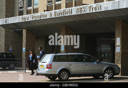 Vista generale del Royal Brompton and Harefield Hospital, Londra. Foto Stock