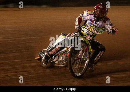 Speedway - il campionato 2009 Elite League Riders - Swindon v Wolverhampton - Abbey Stadium. Swindon's Leigh Adams Foto Stock