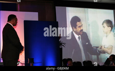 Jesse Jackson riunita con Stuart Lockwood Foto Stock