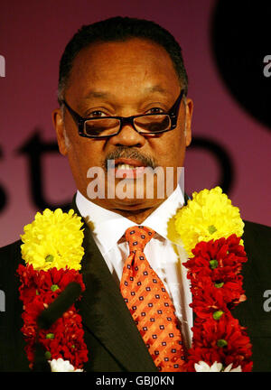 Jesse Jackson riunita con Stuart Lockwood Foto Stock