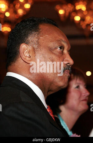 Jesse Jackson riunita con Stuart Lockwood Foto Stock