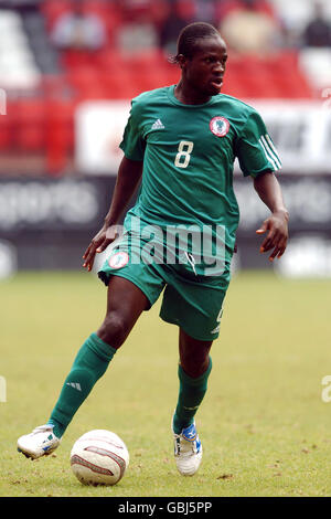 Calcio - International friendly - Irlanda / Nigeria. Christian Obodo, Nigeria Foto Stock