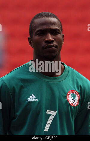 Calcio - International friendly - Irlanda / Nigeria. John Utaka, Nigeria Foto Stock