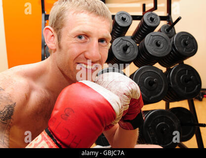 Boxing - Tony Jeffries Conferenza stampa - Crowtree il centro per il tempo libero Foto Stock