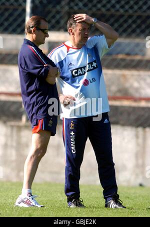 Soccer - UEFA campionato europeo 2004 - Gruppo B - Francia v Inghilterra - Francia Formazione Foto Stock