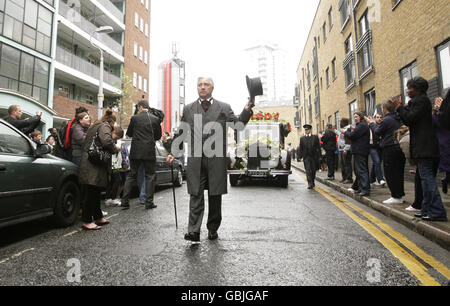 Jade Goody funerale Foto Stock