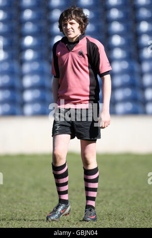 Ayr in azione durante le finali della National Midi Cup al Murrayfield Stadium di Edimburgo. Foto Stock