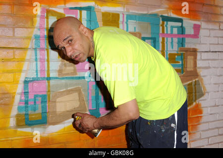 Goldie - i bambini sono tutti i Riot exhibition Foto Stock