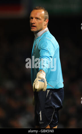 Calcio - Coppa del mondo FIFA 2010 - turno di qualificazione - Gruppo tre - Irlanda del Nord / Slovenia - Windsor Park. Maik Taylor, portiere dell'Irlanda del Nord Foto Stock