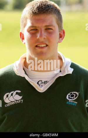 Rugby - Scotland Under 20 Squad - Lasswade RFC. James Knight, Scozia Foto Stock