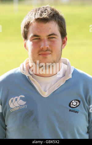 Rugby - Scotland Under 20 Squad - Lasswade RFC. Andrew Fraser, Scozia Foto Stock