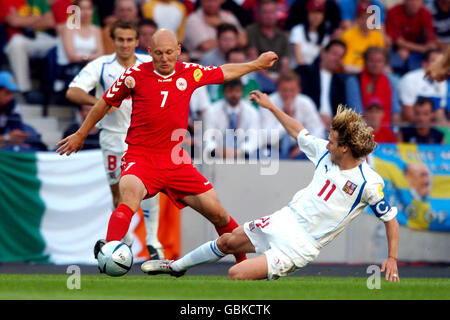 Soccer - UEFA campionato europeo 2004 - Quarti di Finale - Repubblica Ceca v Danimarca Foto Stock