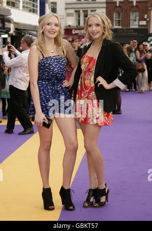 UK Film Premiere di Hannah Montana - Londra Foto Stock