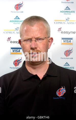 Olimpiadi di Atene 2004 - Gran Bretagna Paralimpica Team. Paul Dyer Foto Stock