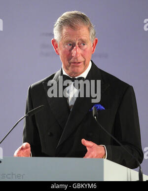 Il Principe del Galles ha tenuto un discorso durante il Sustainability Awards 2009 al Museo storico tedesco di Berlino, Germania. Foto Stock