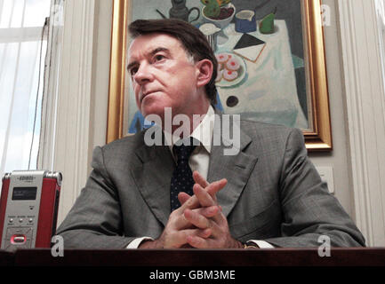 Mandelson in Scozia Foto Stock