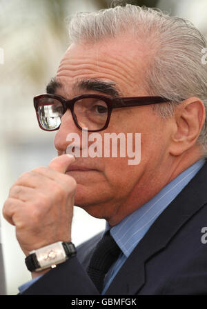 Il regista Martin Scorsese durante una fotocellula della World Cinema Foundation al Palais des Festivals, a Cannes, in Francia, durante il 62° Festival annuale del Cinema di Cannes. Foto Stock