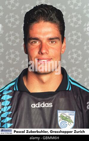 UEFA Champions League 1995/96 .... Pascal Zuberbuhler, Grasshopper Zurigo Foto Stock