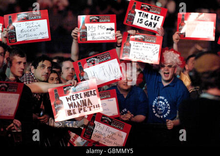 Freccette - Whyte & Mackay Premier League - National Ice Centre - Nottingham Foto Stock