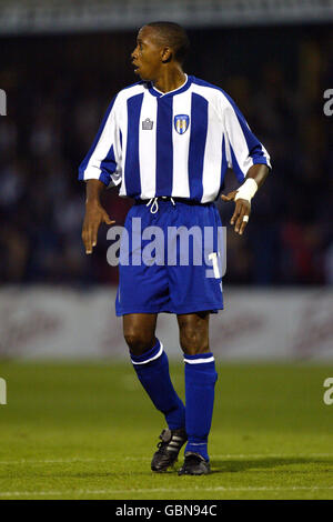 Calcio - amichevole - Colchester United v Charlton Athletic. Bobby Bowry, Colchester United Foto Stock