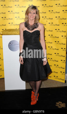 Cani Trust Honors 2009 - Londra. Linda Barker arriva per i Dogs Trust Honors 2009 all'Hurlingham Club di Fulham, nella zona ovest di Londra. Foto Stock