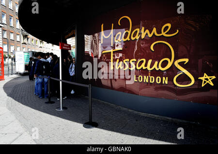 Il Madame Tussauds di stock Foto Stock