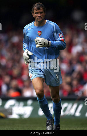 Calcio - fa Community Shield - Manchester United contro Arsenal. Il portiere dell'Arsenale Jens Lehmann Foto Stock