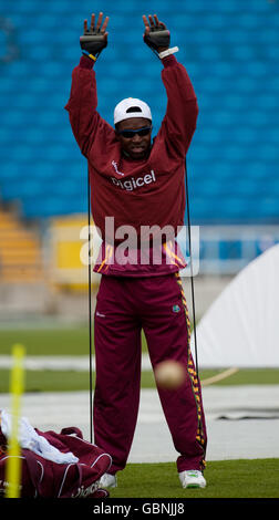 Cricket - West Indies reti sessione - Headingley Carnegie Cricket Ground Foto Stock