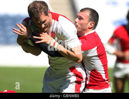 Rugby Union - IRB Sevens World Series - Emirates Airline Edinburgh Sevens - Giorno 2 - Murrayfield Foto Stock
