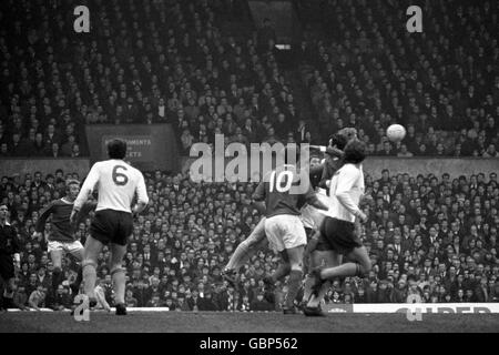 Calcio - Lega Divisione uno - Manchester United / Burnley - Old Trafford. Partita generale tra Manchester United e Burnley Foto Stock