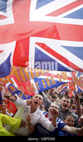 Rangers win Premier League Scozzese 2009 Foto Stock