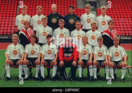 UEFA Champions League 1995/96 .... Gruppo del team di Rosenborg Foto Stock