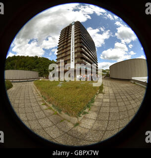 Karlovy Vary, Repubblica Ceca. 06 Luglio, 2016. Atmosfera durante la cinquantunesima Karlovy Vary Film Festival Internazionale di Karlovy Vary, Repubblica Ceca, Luglio 6, 2016. © Slavomir Kubes/CTK foto/Alamy Live News Foto Stock