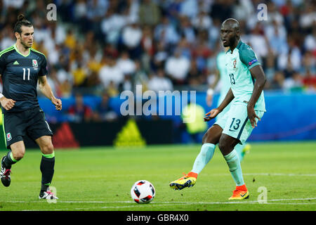 Lione, Francia. © D. 6 Luglio, 2016. Danilo (POR) Calcio/Calcetto : UEFA EURO 2016 Semifinali match tra Portogallo 2-0 in Galles a Stade de Lyon Lione in Francia. © D .Nakashima/AFLO/Alamy Live News Foto Stock