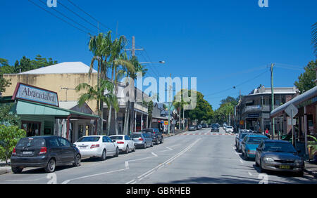 Jonson Street Byron Bay NSW Australia Foto Stock