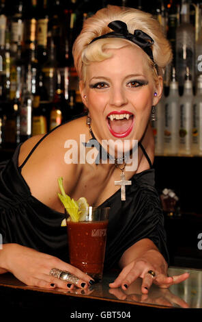 "Vero" Bloody Mary davanti a True Blood TV premiere Foto Stock