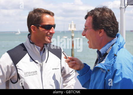 Vela - Giro dell'isola Preview - Ben Ainslie Photocall - Isola Vela Club Foto Stock